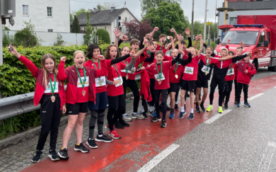 Läufer beschlagnahmten Podeste